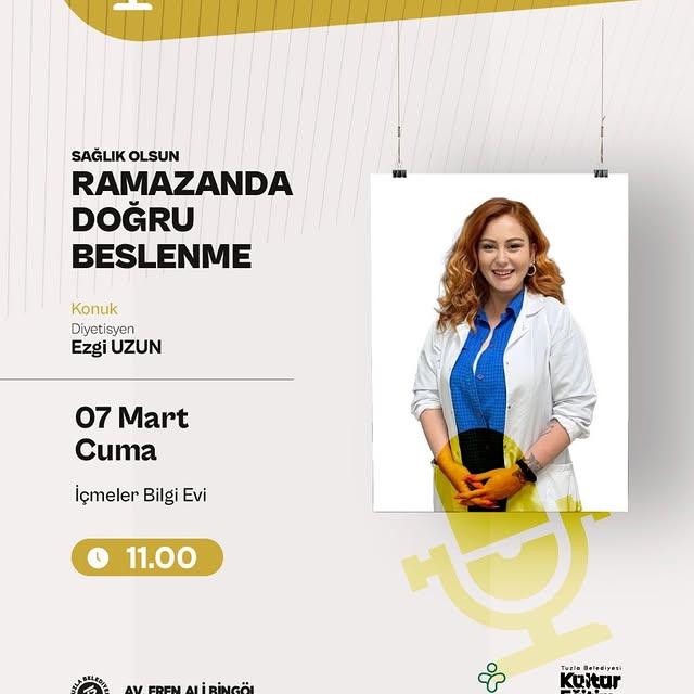 Tuzla'da Ramazan Öncesi Sağlıklı Beslenme Semineri