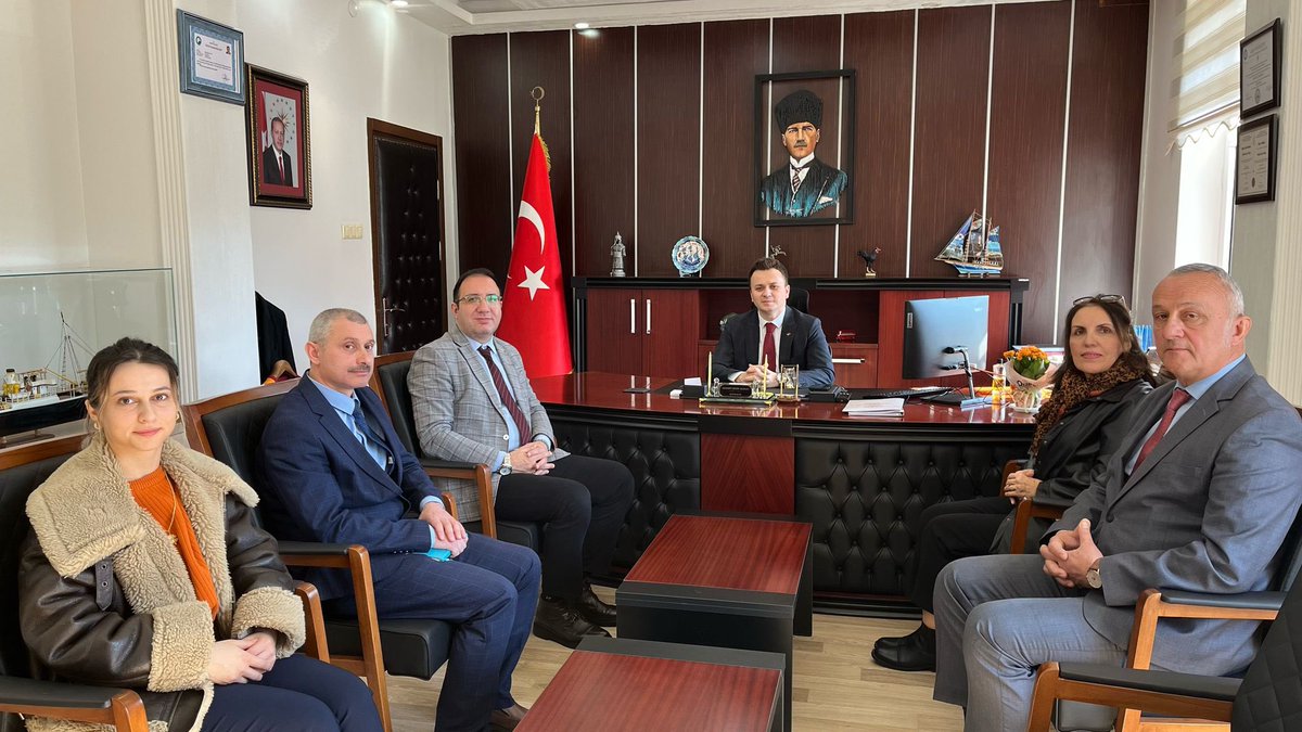Sinop İl Kültür ve Turizm Müdürü Gerze Kaymakamı ile Bir Araya Geldi