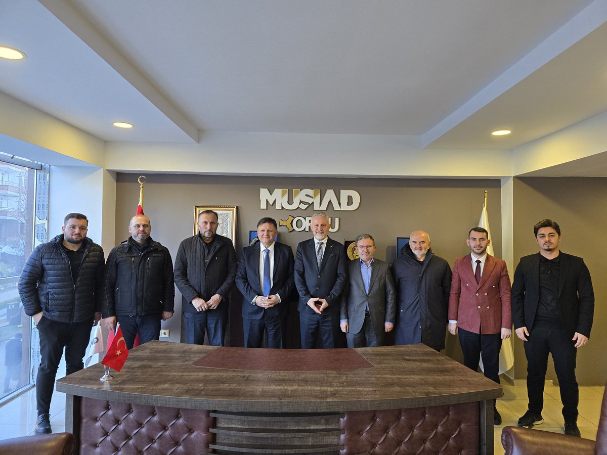Ordu İl Kültür ve Turizm Müdürü, MÜSİAD Ordu Şube Başkanını Ziyaret Etti