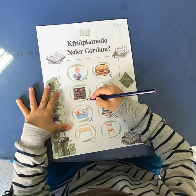 Mimar Sinan Anaokulu Öğrencileri Aydın Çocuk ve Gençlik Kütüphanesi'ni Ziyaret Etti
