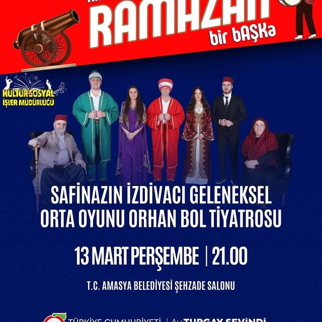 Amasya'da Ramazan Bir Başka: Geleneksel Orta Oyunu Sahneleniyor