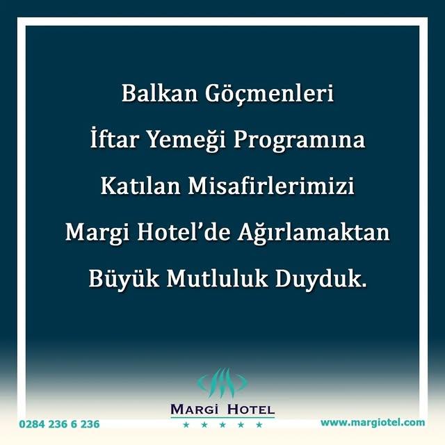 Margi Hotel, Balkan Göçmenlerine Ramazan İftarı Yemeği Düzenledi