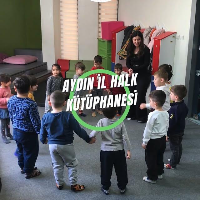 Aydın'da Çocuklar Kütüphanede Dans Ederek Öğrendi