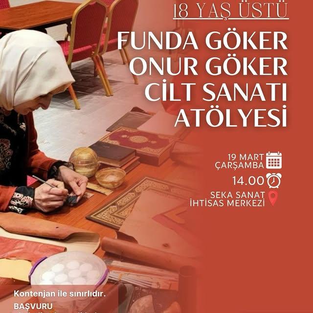 Kocaeli'de Ramazan Ruhuyla Cilt Sanatı Atölyesi