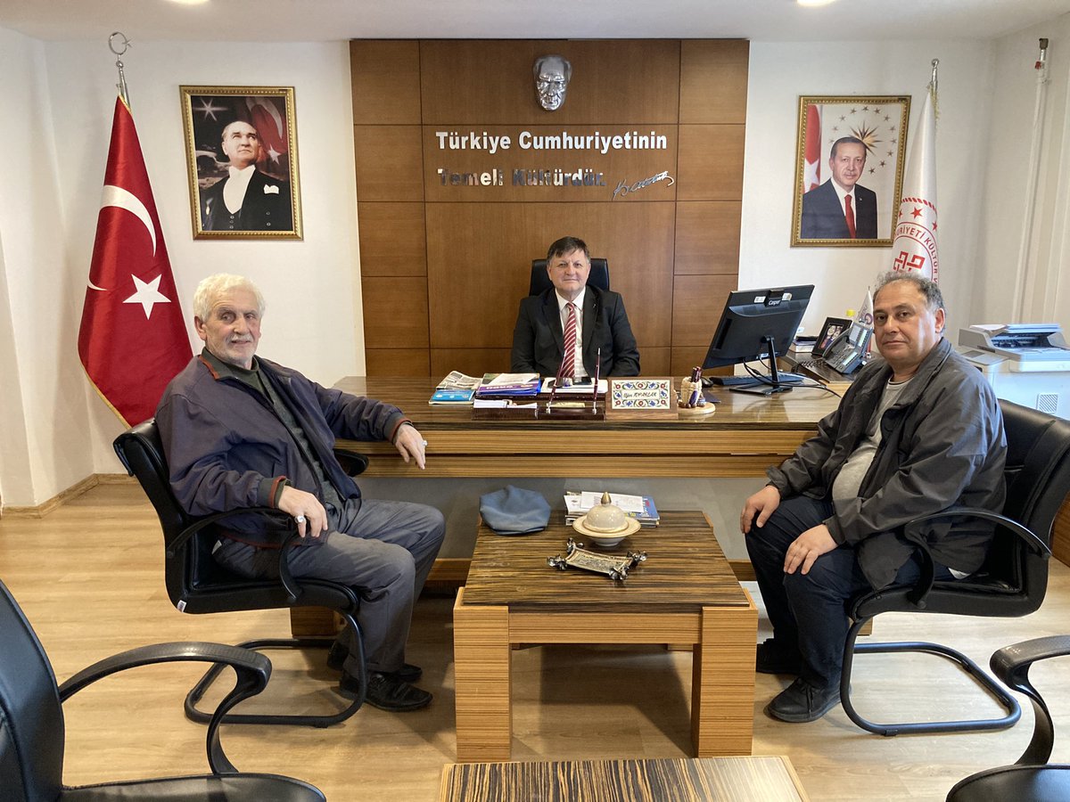 Valilik Eski Şoförleri, Ordu İl Kültür ve Turizm Müdürü'nü Ziyaret Etti