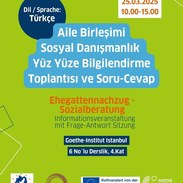 Goethe-Institut İstanbul'da Aile Birleşimi Bilgilendirme Semineri Düzenleniyor