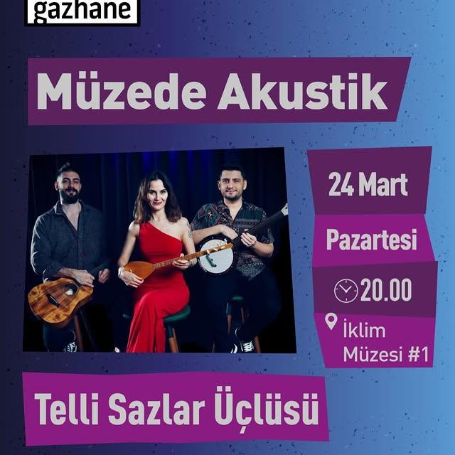 Telli Sazlar Üçlüsü, İstanbul Kültür AŞ Müzesi'nde Sanatseverlerle Buluşacak