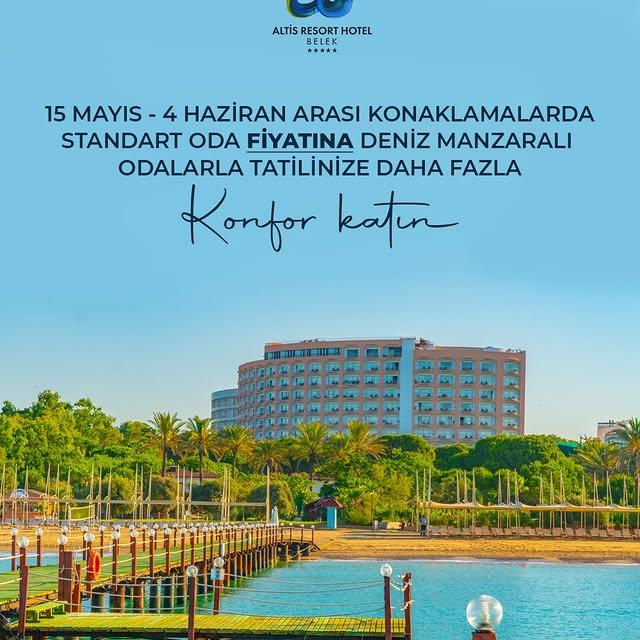 Altis Golf Hotel, Erken Rezervasyon Fırsatlarıyla Dikkat Çekiyor