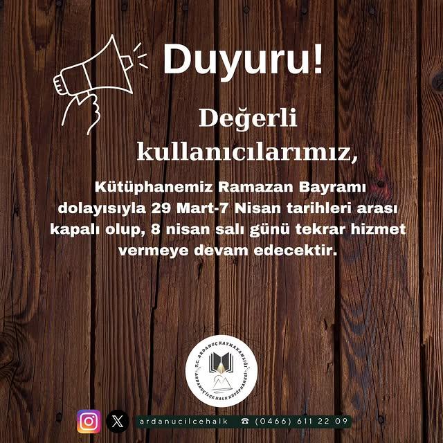 Artvin Ardanuç'ta Ramazan Bayramı Coşkusu ve Halk Kütüphanesi Etkinlikleri