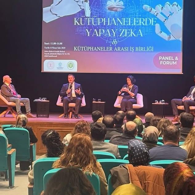 Körfez Halk Kütüphanesi, Kütüphaneler Arası İşbirliği ve Yapay Zeka Paneline Katıldı