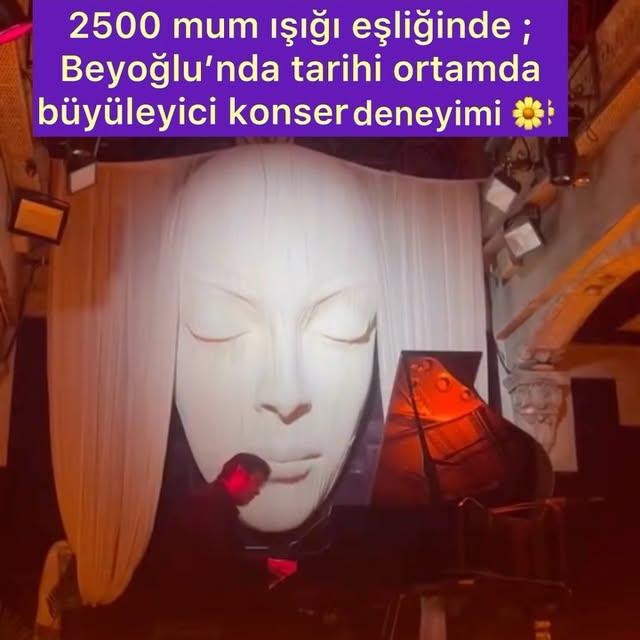 Beyoğlu'nda 2500 Mum Işığında Klasik Batı Müziği Konseri: Candela 