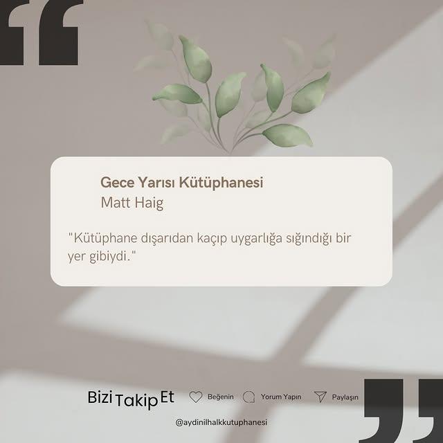 Aydın İl Halk Kütüphanesinden Kitap Önerisi: 