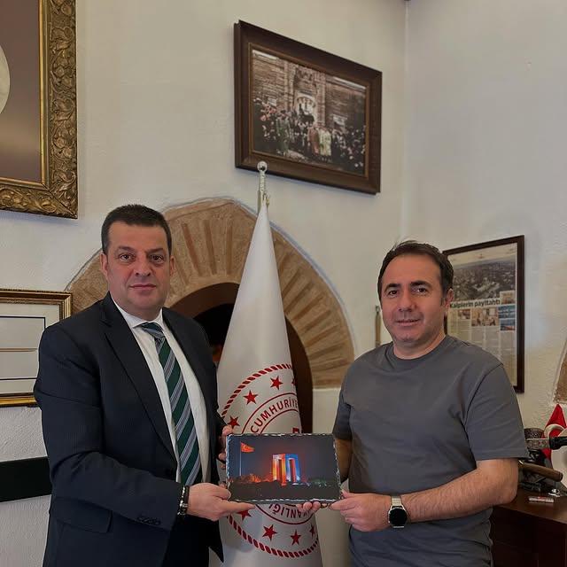 Edirne Fotoğraf Sanatçısı Erhan Sınmaz İl Kültür ve Turizm Müdürünü Ziyaret Etti