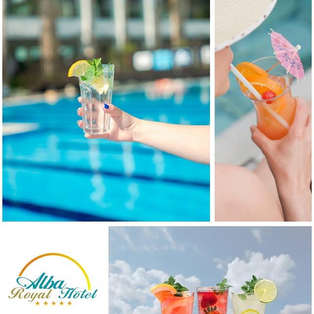Alba Royal Otelde Güneş Havuzu ve Ferahlatıcı İçeceklerle Tatil Keyfi