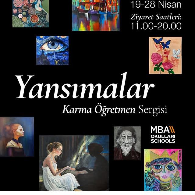 İstanbul Üsküdar'da Öğretmenlerin Tuvalde Yansımaları Sergisi Açıldı