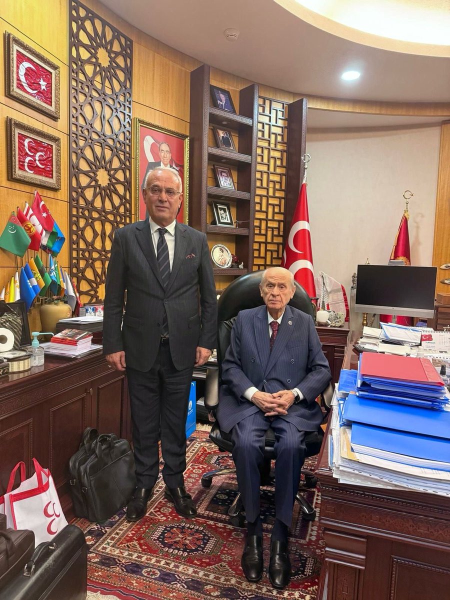 MHP Adana İl Başkanı Devlet Bahçeliyi Ziyaret Etti
