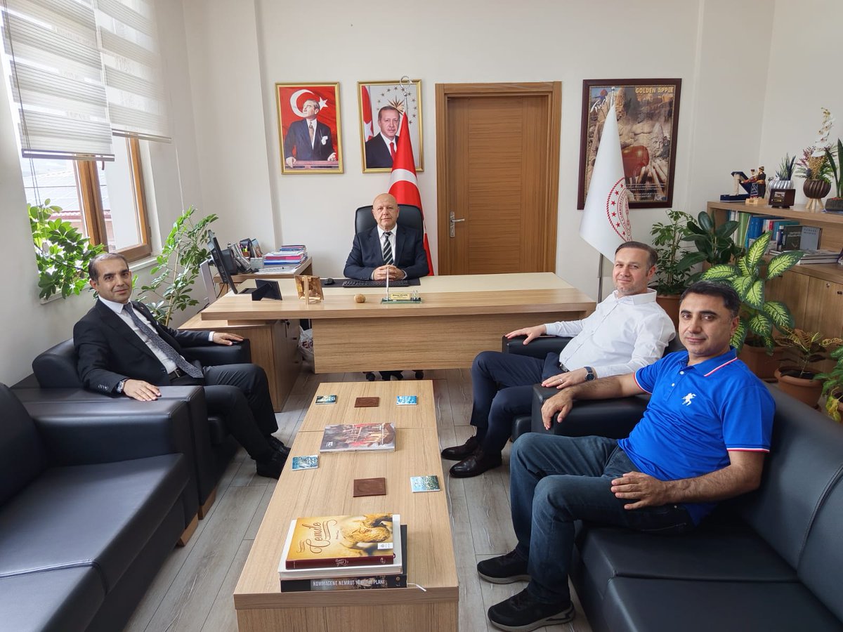Sağlık ve Kültür Müdürleri Adıyaman İl Kültür ve Turizm Müdürü'nü Ziyaret Etti