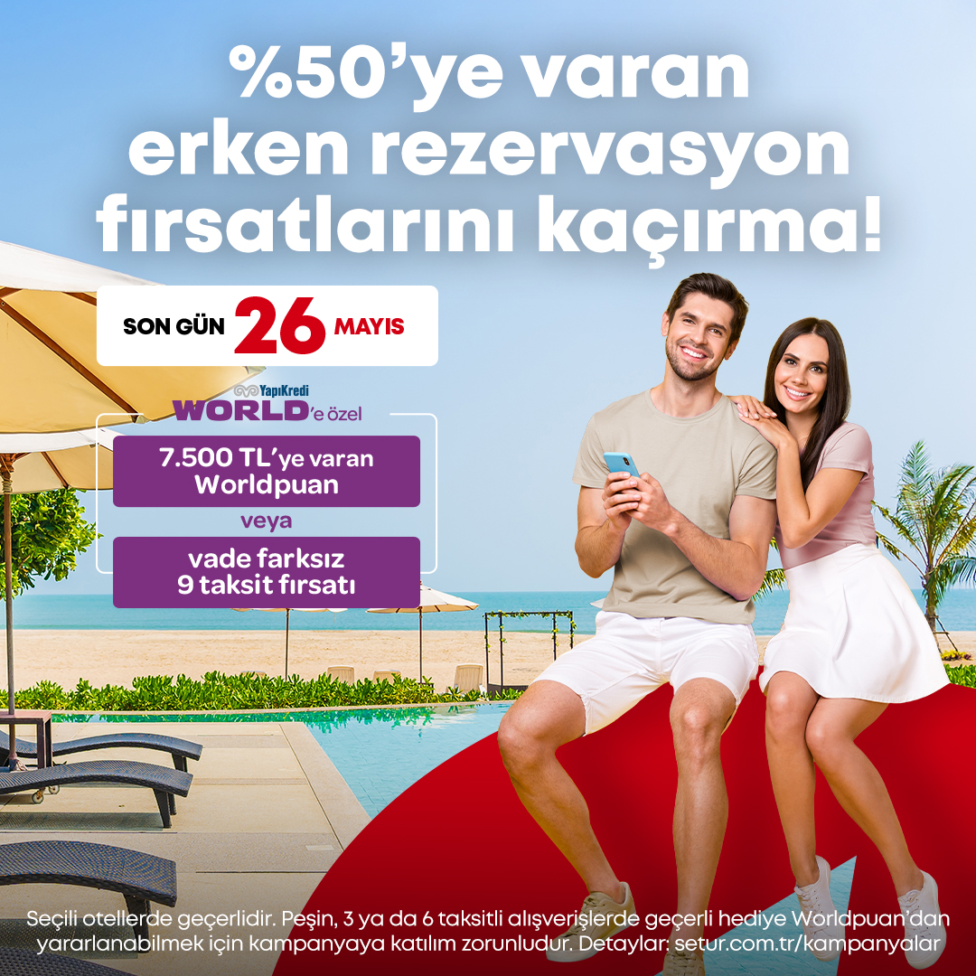Setur, Erken Rezervasyonla Yaz Tatili Fırsatları Sunuyor