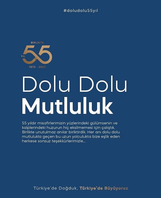 Anemon Otel, 55. Yılını Kutluyor