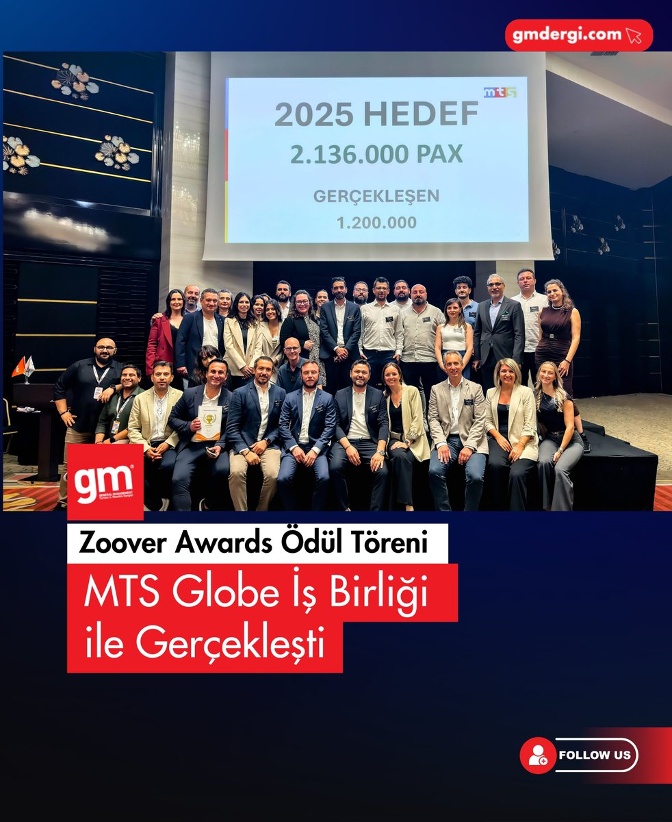 GM Turizm ve Yönetim Dergisi'nden ZOOVER Awards Ödül Töreni Raporu