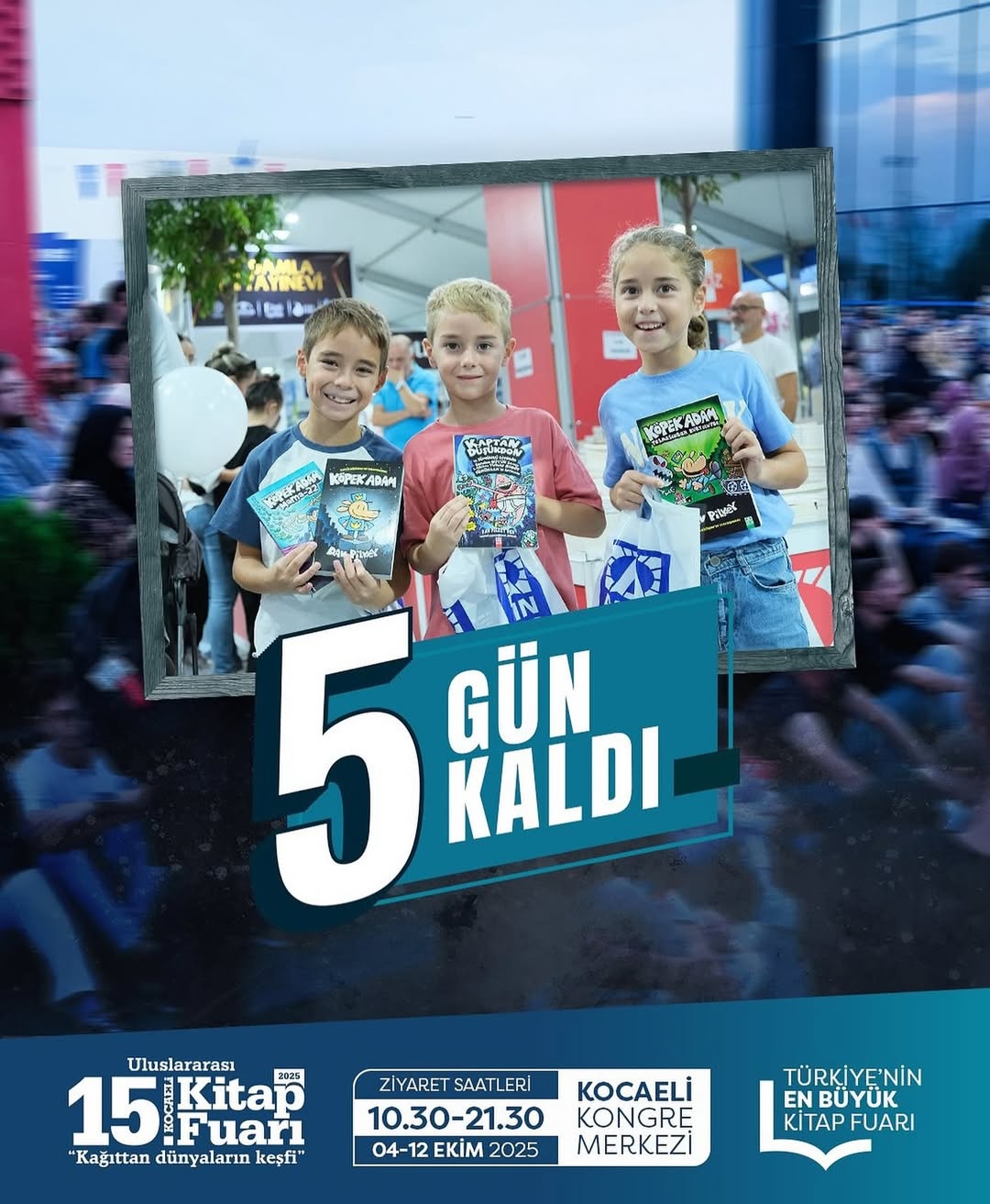 Uluslararası Kocaeli Kitap Fuarı'na 5 Gün Kaldı