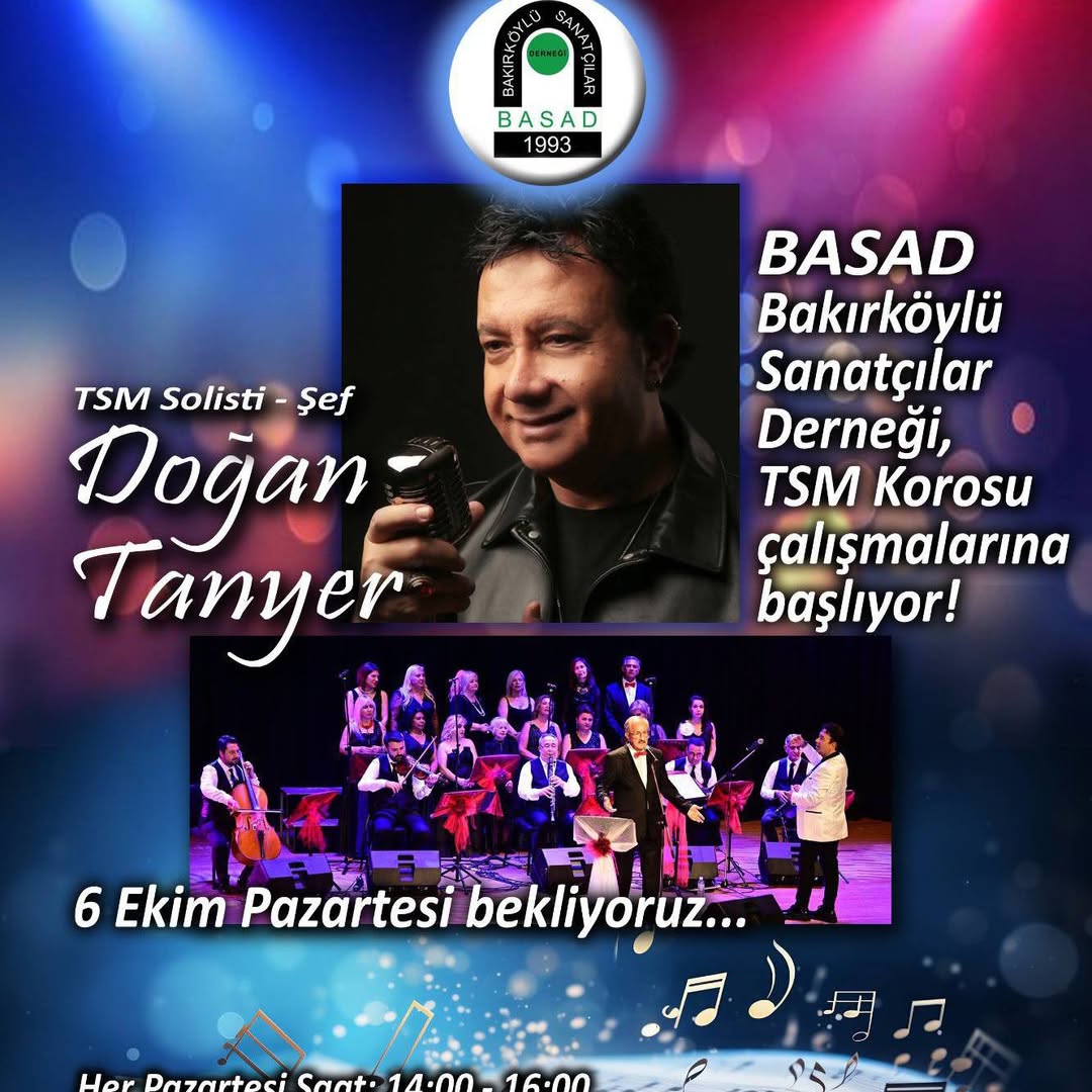 Bakırköylü Sanatçılar Derneği Türk Sanat Müziği Korosu Yeni Dönem Çalışmalarına Başlıyor