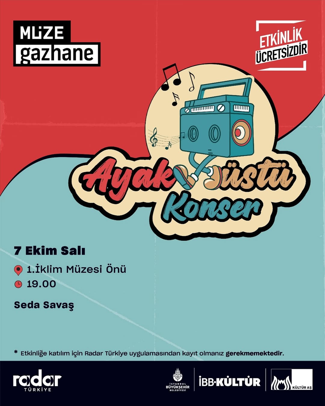 Müze Gazhane'de "Ayaküstü Konser" Serisi Başlıyor