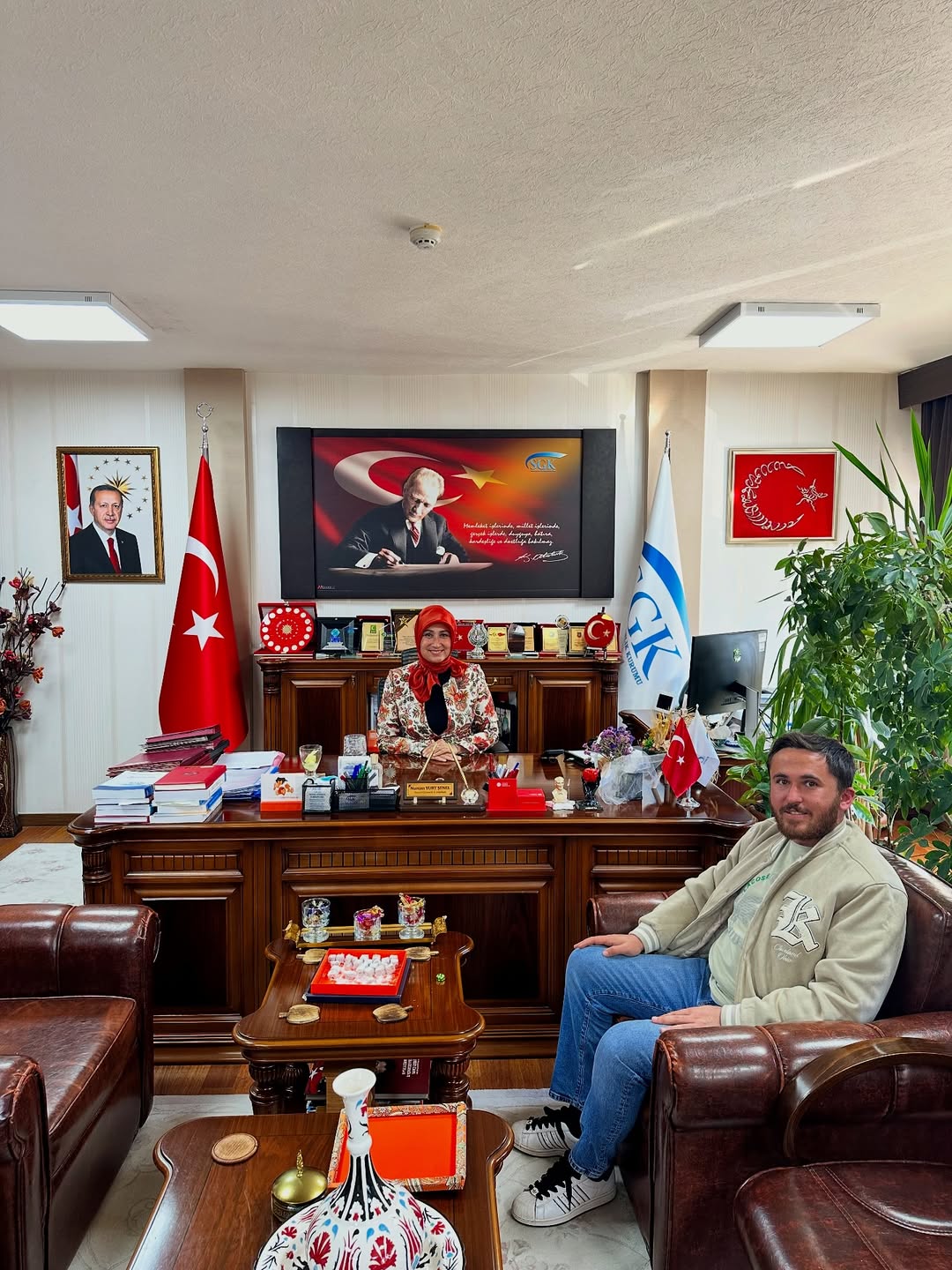 SGK Amasya İl Müdürü Nurcan Yurt Şenel, İl Ziyaretlerini Sürdürüyor