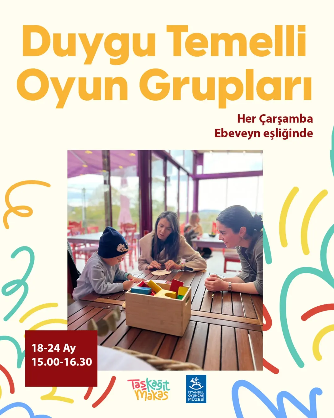 İstanbul Oyuncak Müzesi'nde Duygu Temelli Oyun Grupları Başlıyor
