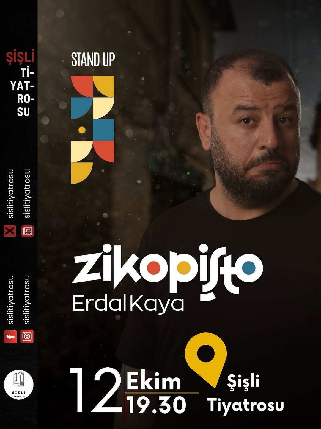 Erdal Kaya'nın Yeni Stand-up Gösterisi "Zikopişto" Seyirciyle Buluşmaya Hazırlanıyor