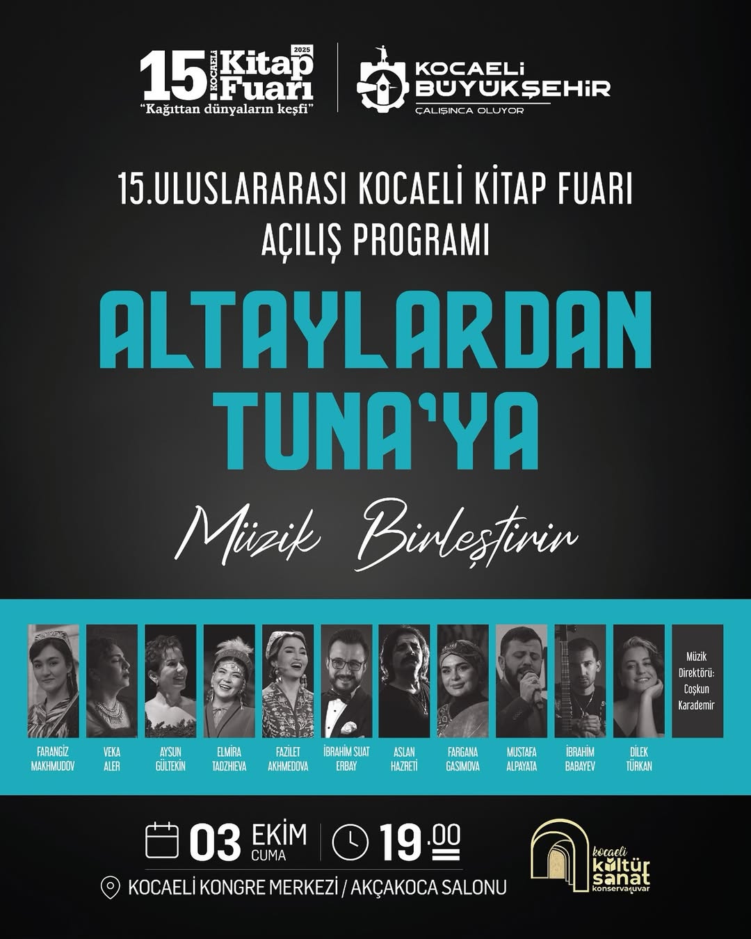 15. Uluslararası Kocaeli Kitap Fuarı, Müzikle Başlıyor