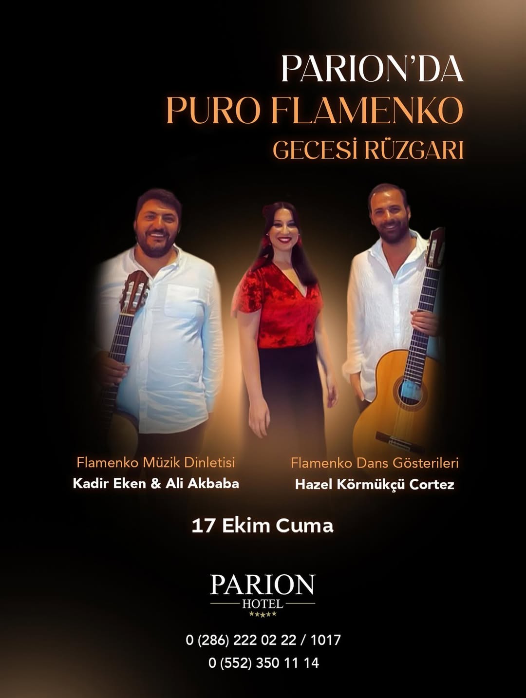 Parion Hotel'de Flamenko ve Gastronomi Buluşması