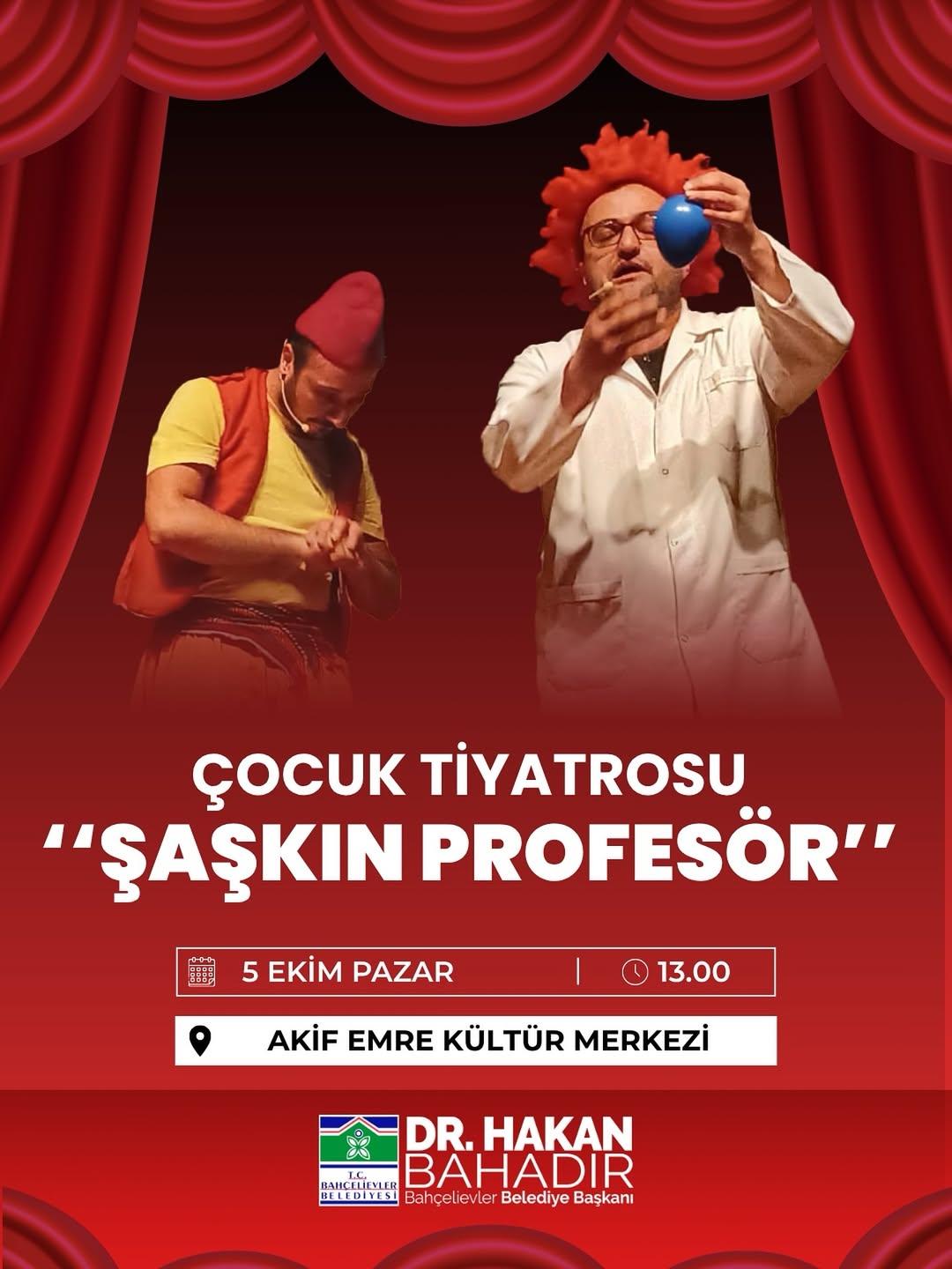 Şaşkın Profesör Tiyatro Oyunu, Çocuklarla Buluşacak
