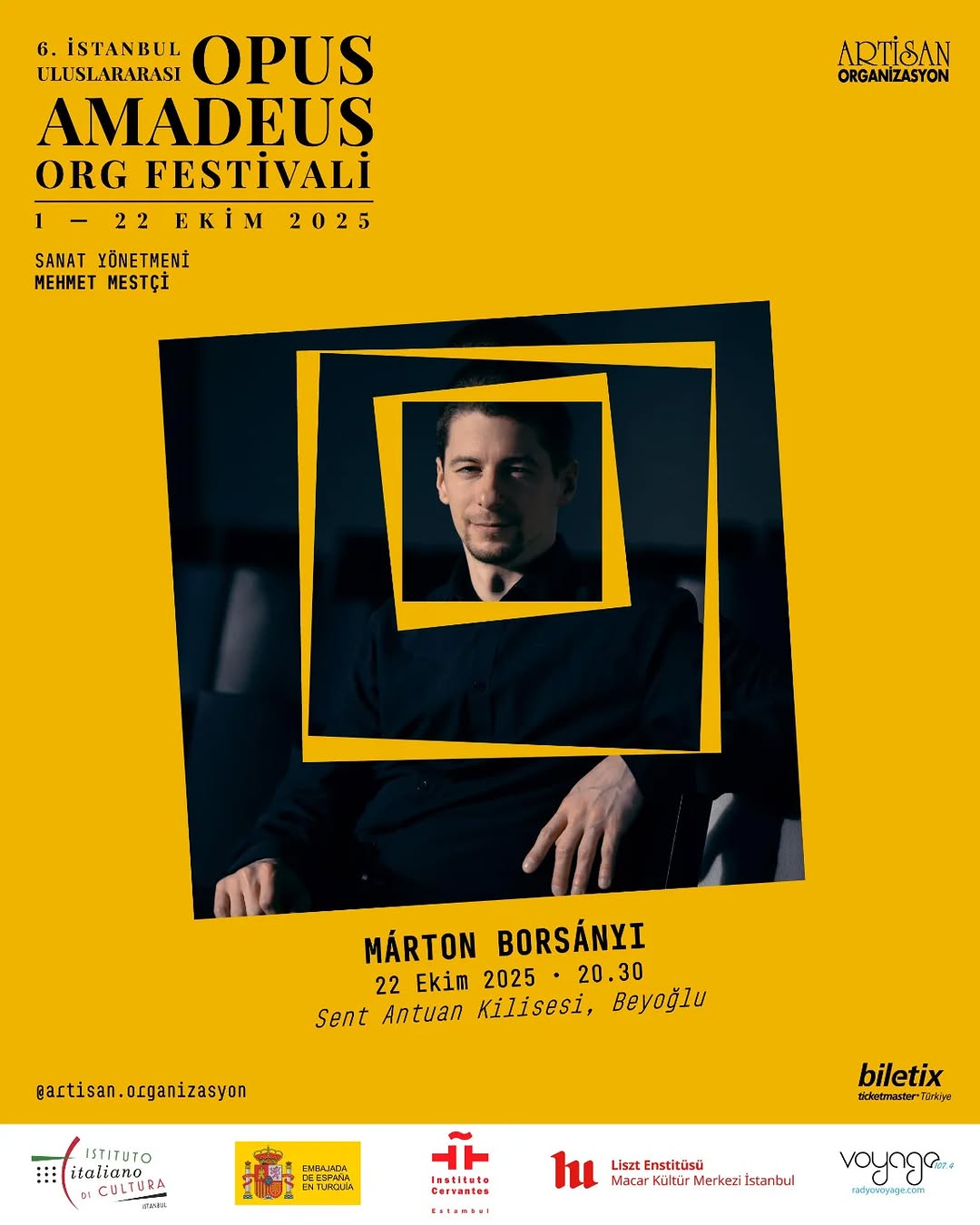 Uluslararası Org Festivali Macar Virtüöz ile Sona Eriyor