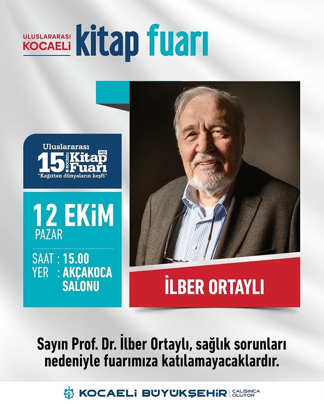 İstanbul Kitap Fuarı'ndan Çekilen İlber Ortaylı'nın Yerine Başka Konuklar Açılışı Gerçekleştirecek