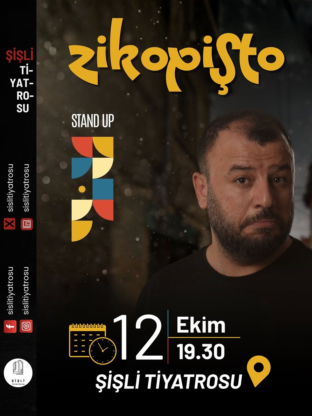 Erdal Kaya, Yeni Stand-Up Gösterisi "Zikopişto" ile Şişli Tiyatrosu'nda