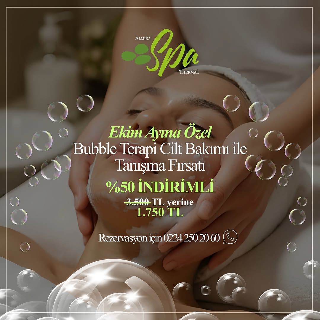 Almira Hotel, Ekim Ayı İçin Spa ve Termal Tesislerinde Özel Fırsatlar Sunuyor