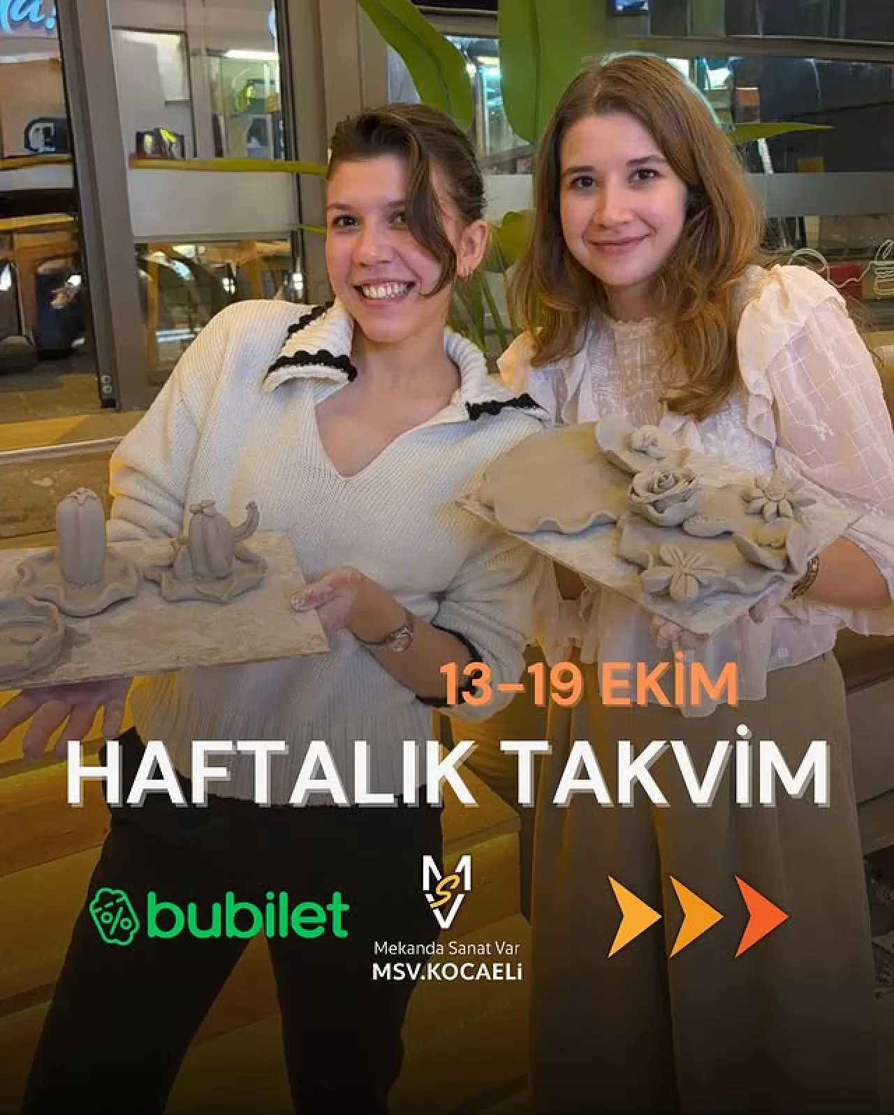 Kocaeli'de Sanatseverler İçin Dolu Dolu Bir Hafta: MSV, Yedi Mekanda Atölye Çalışmaları Düzenliyor