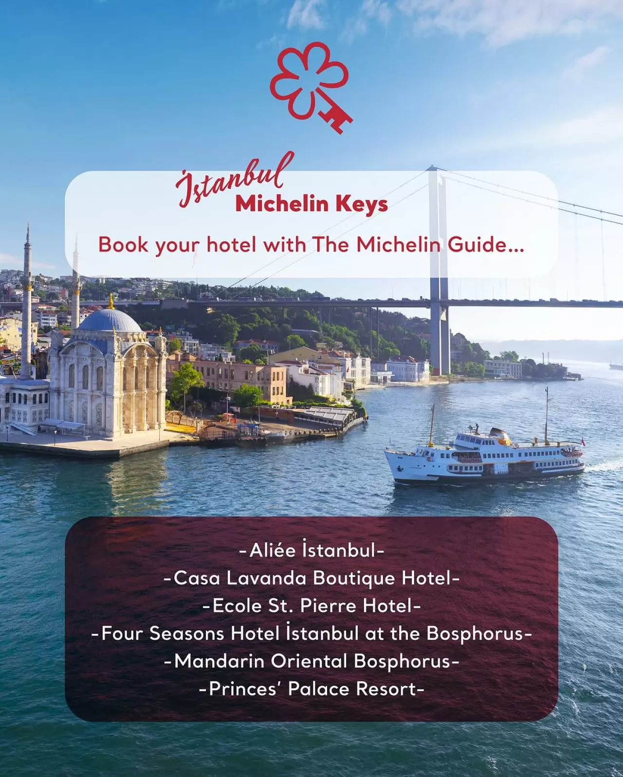 İstanbul'daki Otellerden Michelin Rehberi'nden 
