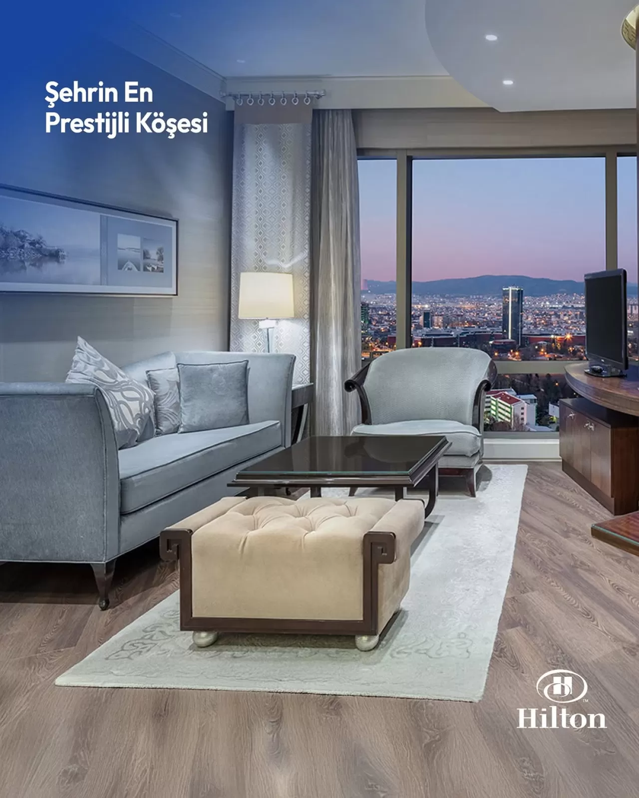Hilton Bursa, Şehrin Kalbinde Lüks Bir Konaklama Deneyimi Sunuyor
