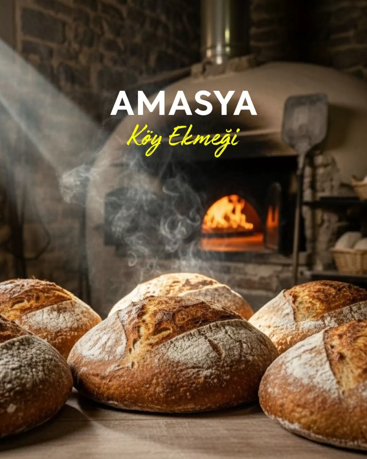 Amasya'nın Taş Fırın Köy Ekmeği Geleneksel Lezzetiyle Öne Çıkıyor