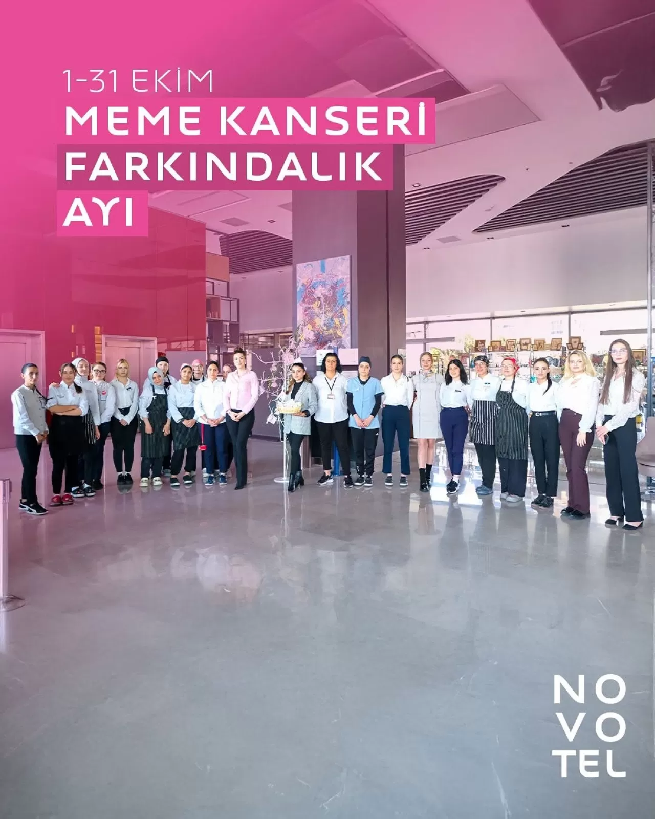 Novotel Konya'da Meme Kanseri Farkındalık Etkinliği Düzenlendi