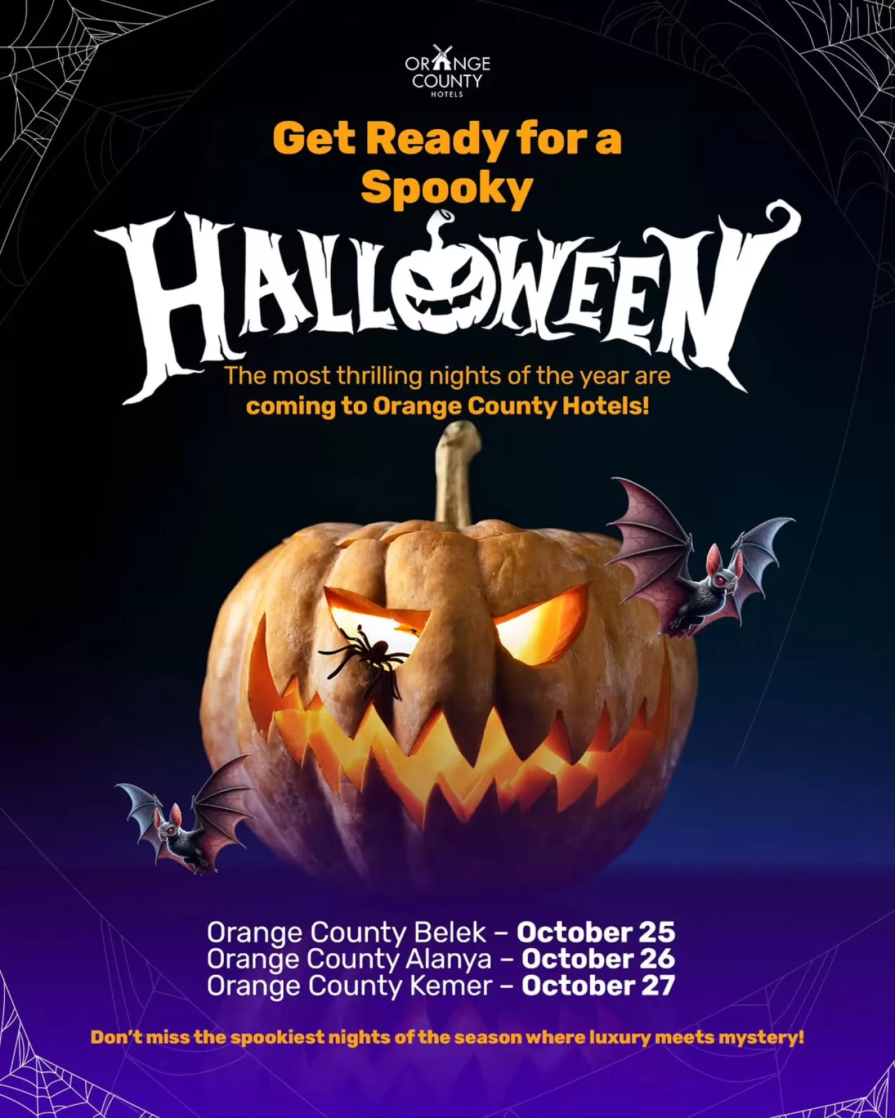 Orange County Otelleri'nde Cadılar Bayramı Coşkusu