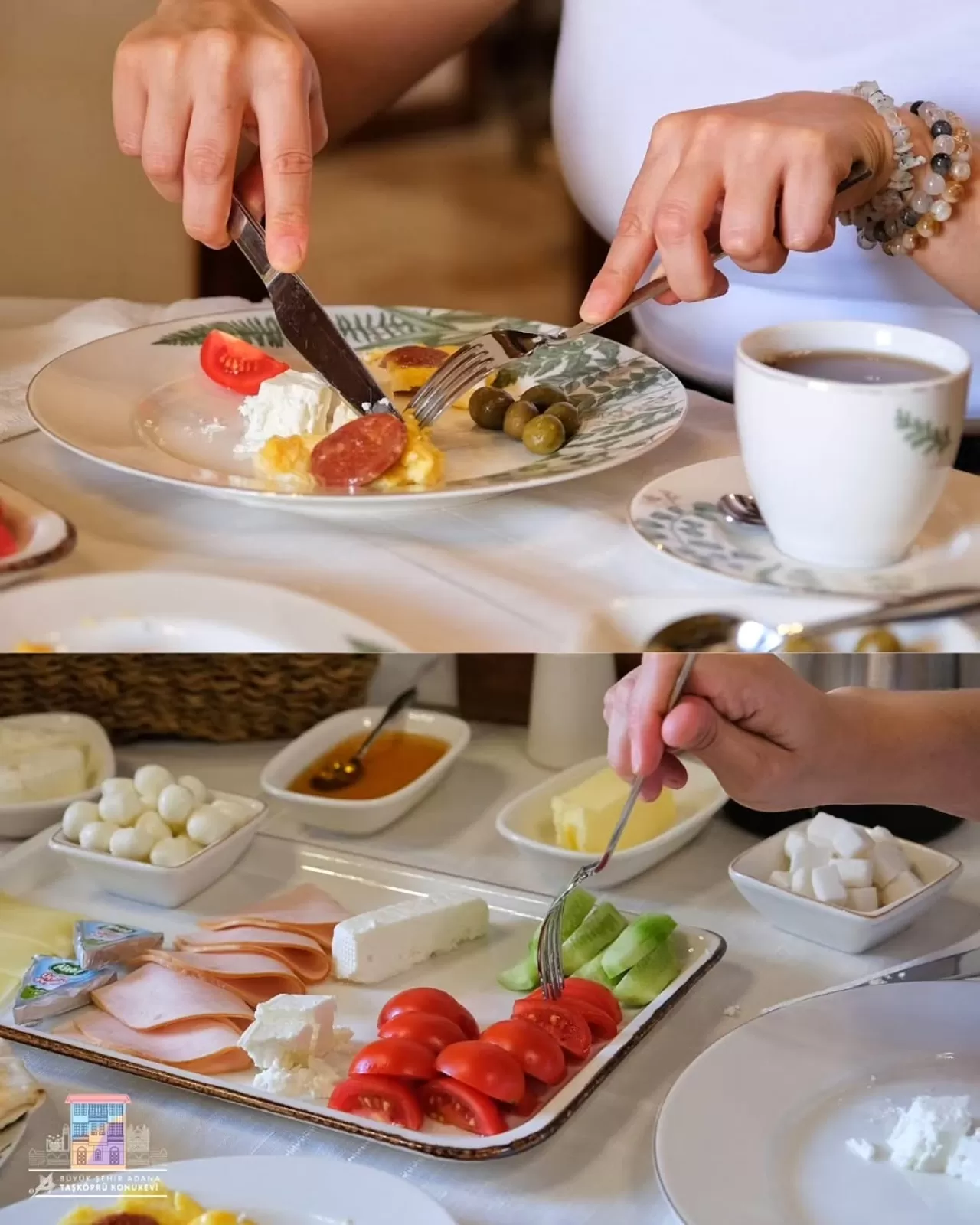 Adana Taşköprü Konukevi'nde Hafta Sonu Kahvaltısı Keyfi