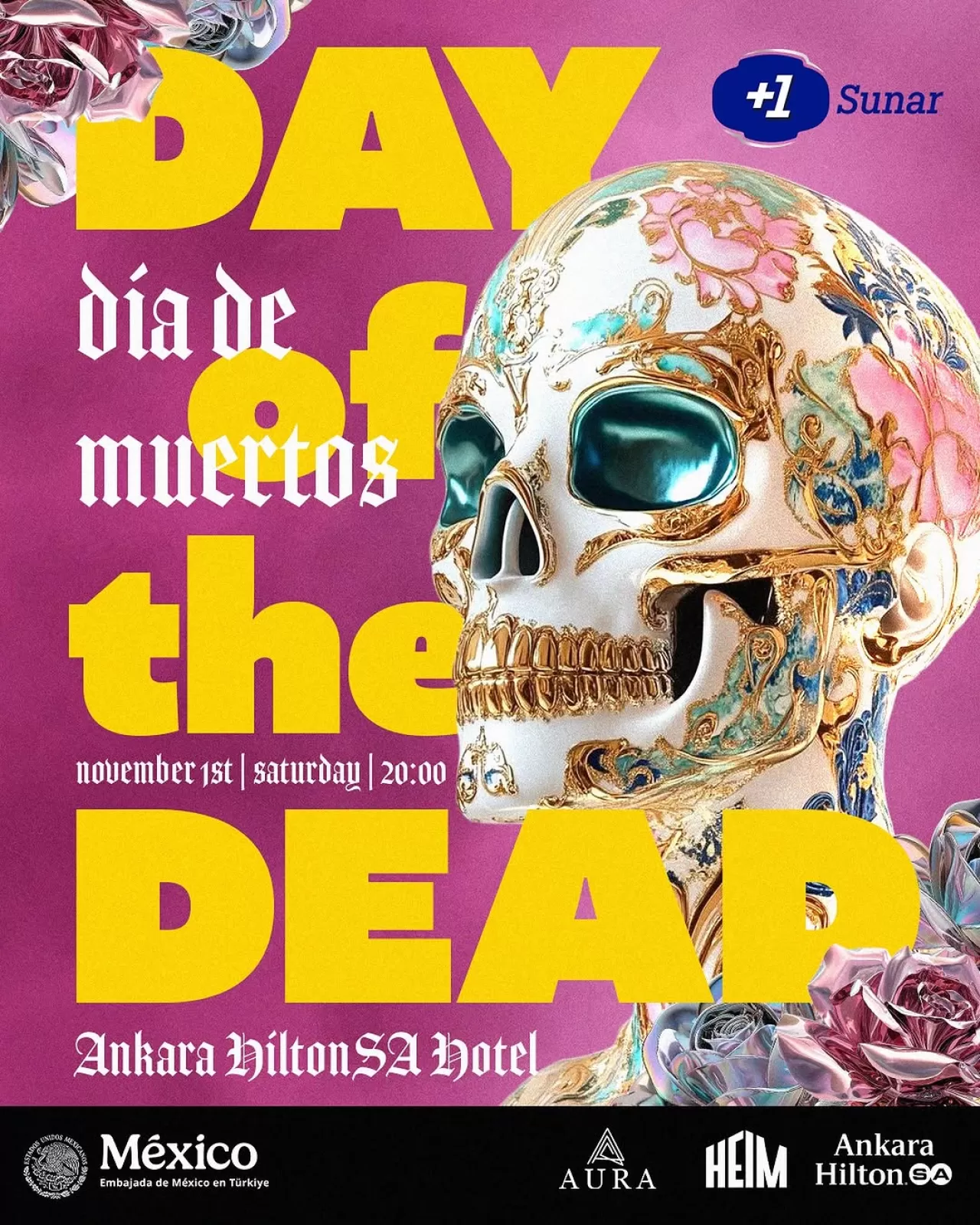 Meksika'nın Ölüler Günü Festivali Ankara'da Kutlanacak