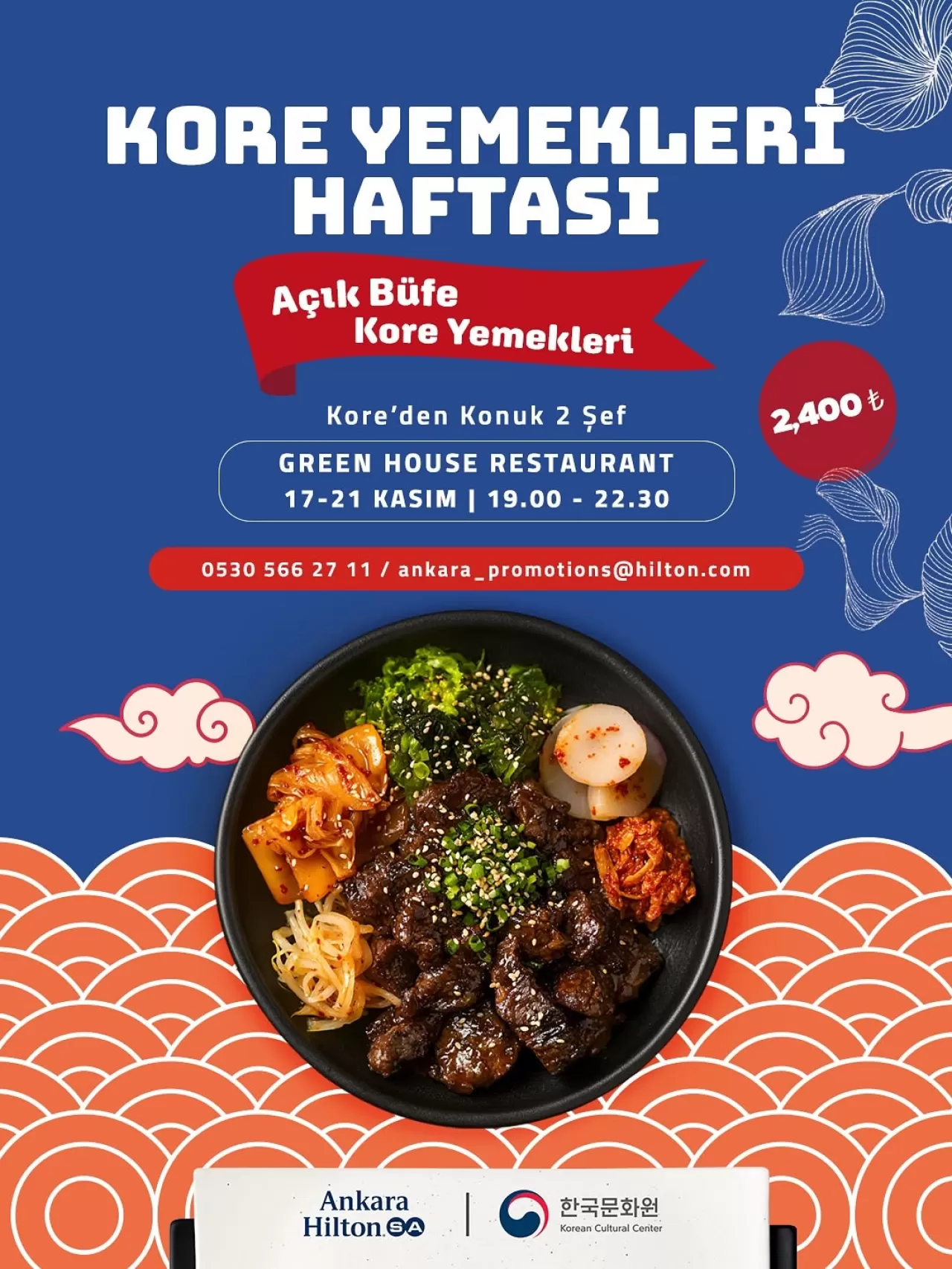 Ankara HiltonSA'da Kore Mutfağı Haftası Başlıyor