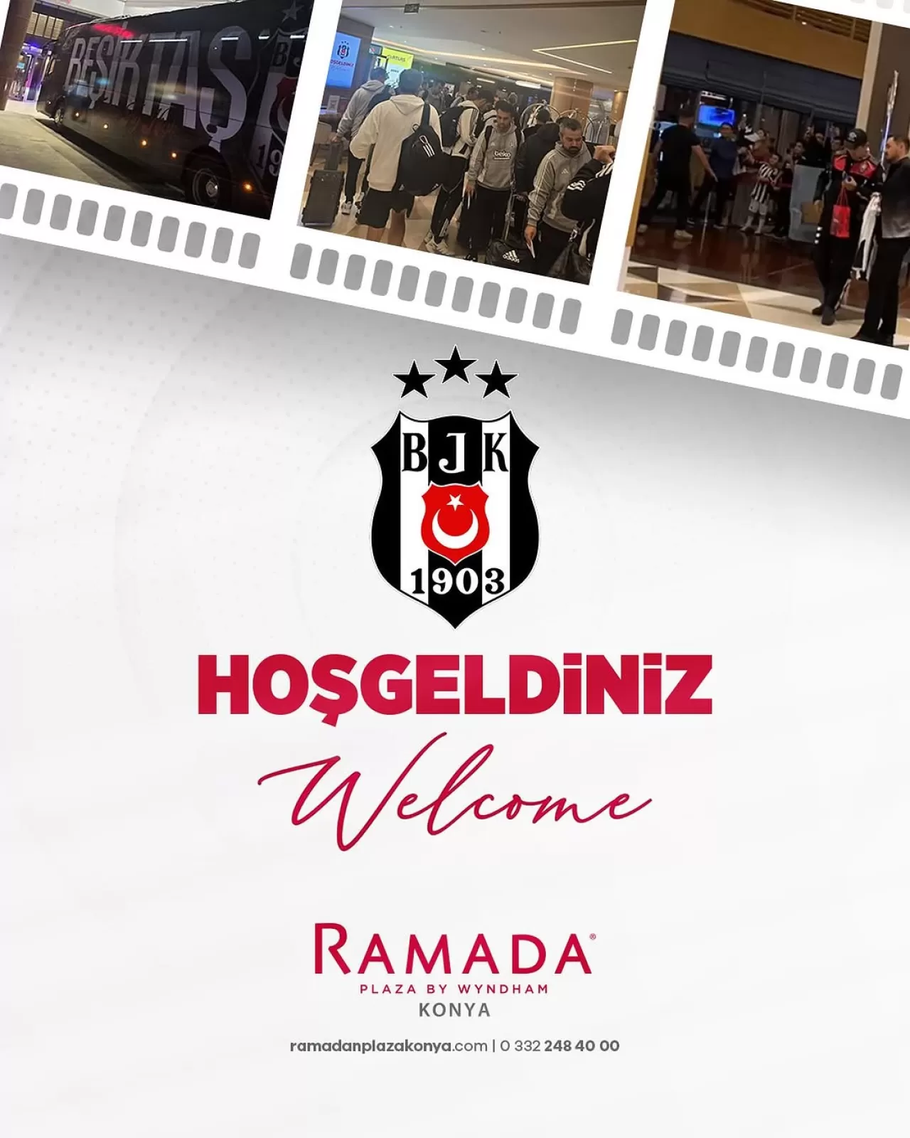 Beşiktaş, Ramada Plaza Konya'da Konaklayacak
