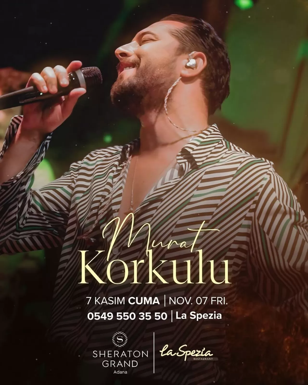 Sheraton Grand Adana'da Murat Korkulu Rüzgarı Esecek