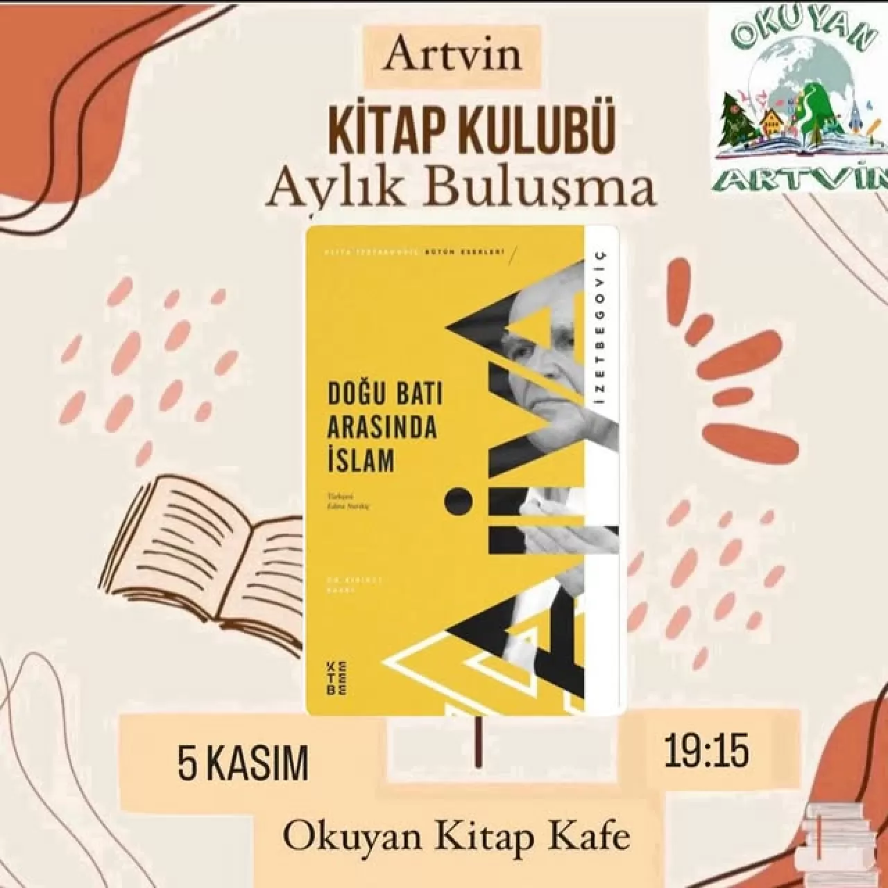 Artvin Kitap Kulübü'nün Yeni Buluşması 5 Kasım'da