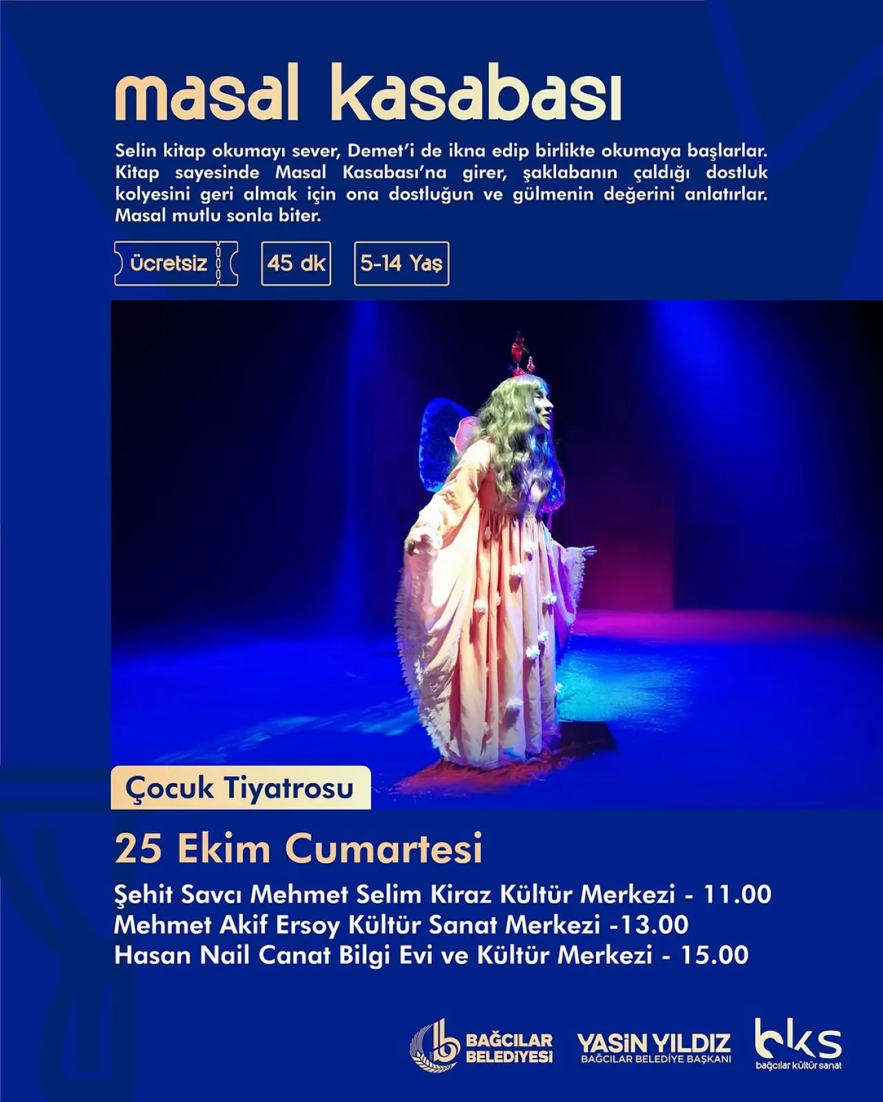 Bağcılar'da Çocuk Tiyatroları Başlıyor